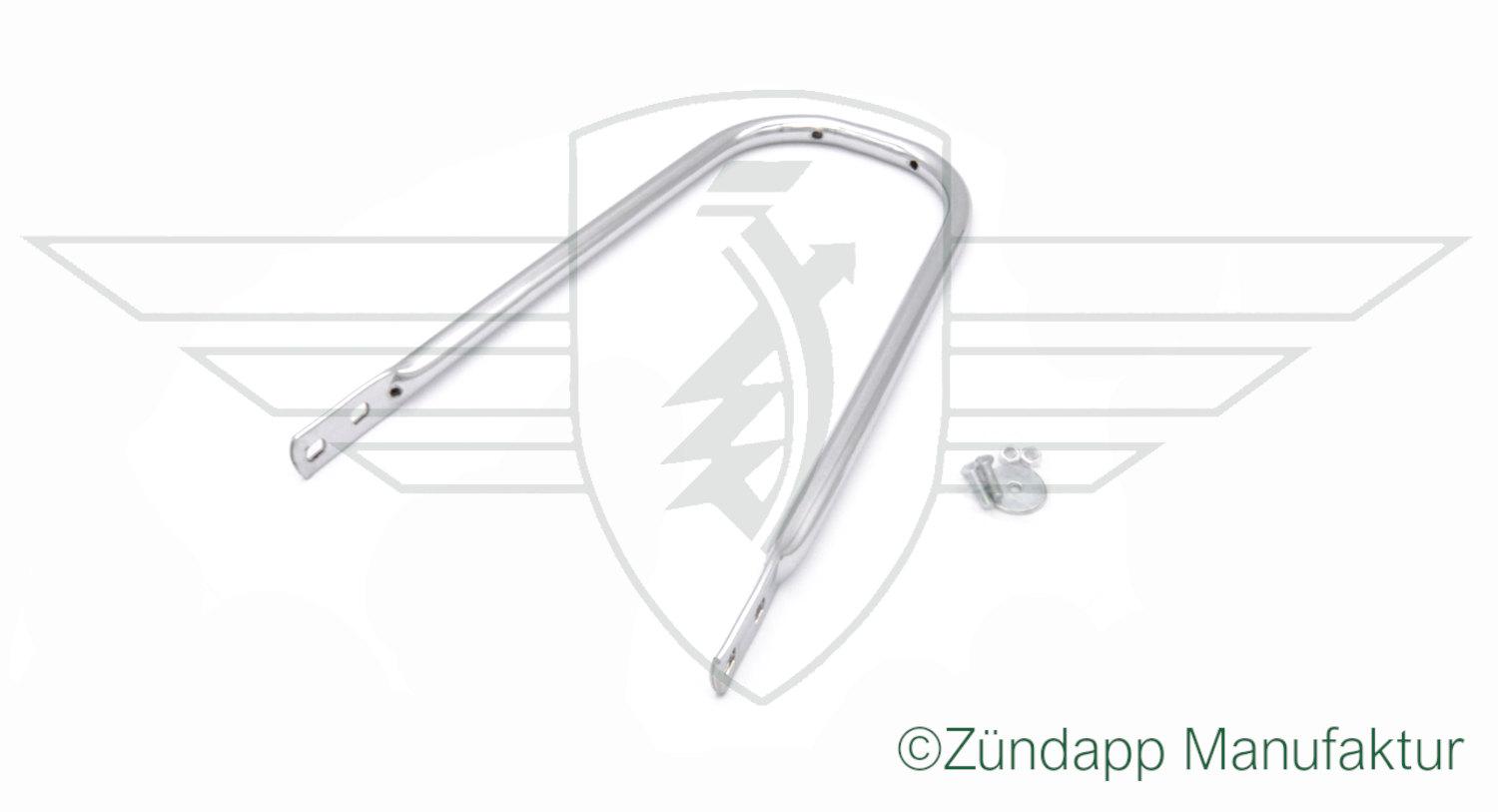 Retaining bracket below